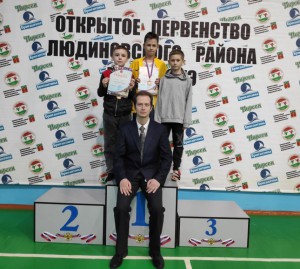 Колобов Н.В. со своими спортсменами